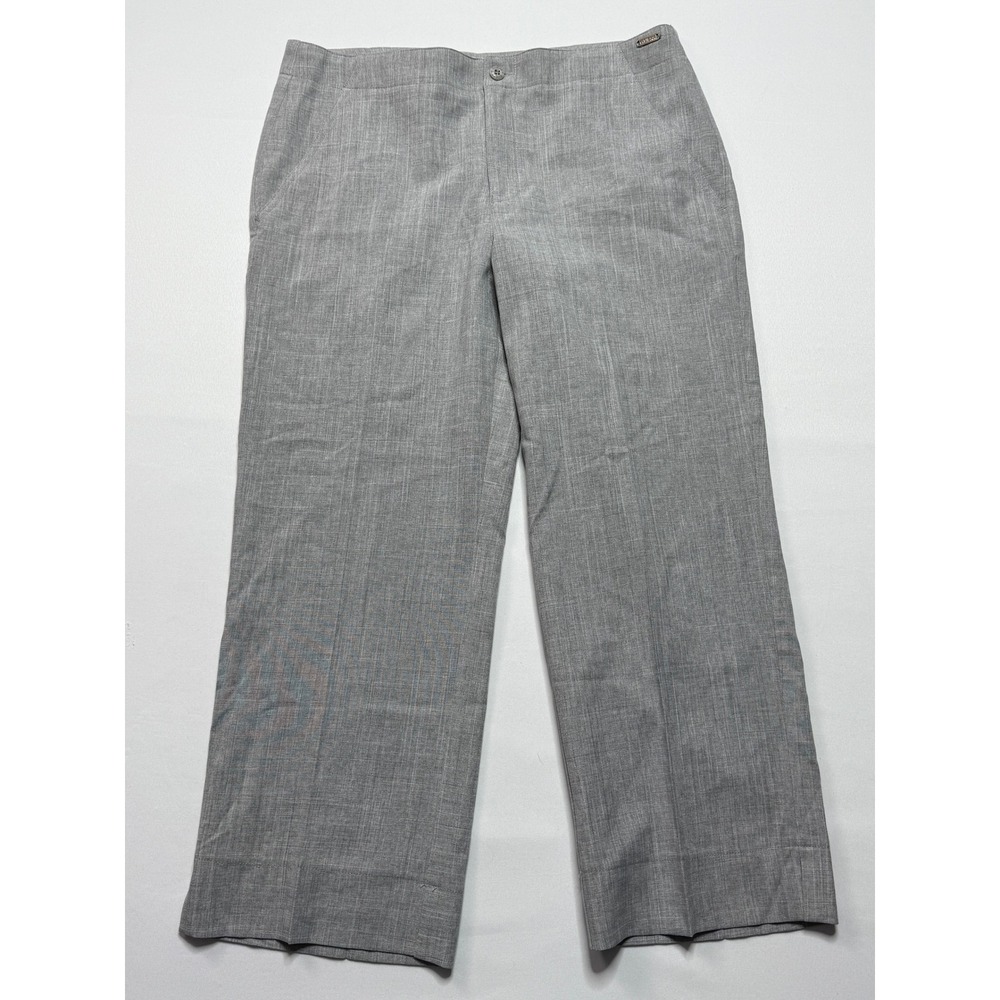 Guess Gray Career‎ Dress Pants Cropped Wide Leg Size 30